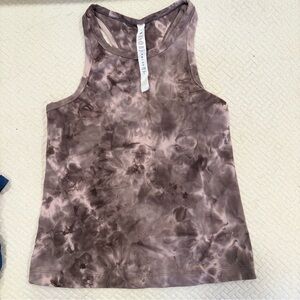 Lululemon Athletica Purple Tie-Dye Tank Top